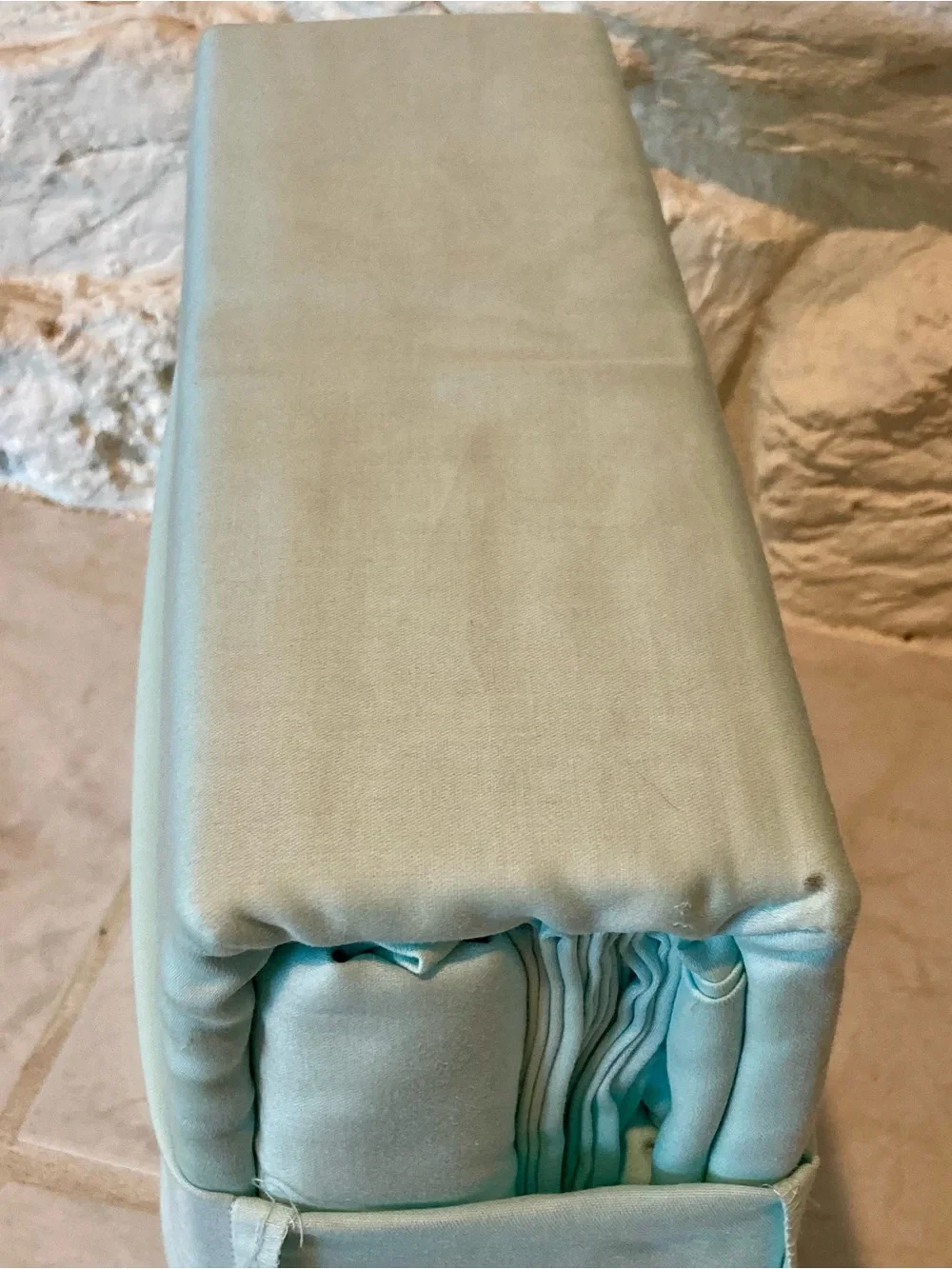 kate spade Light Blue Cotton Bedding Sheet Set